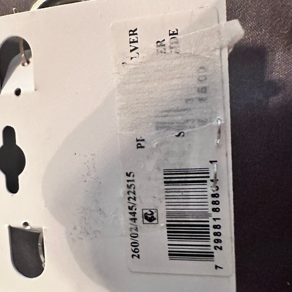 NWT Giani Bernini Sterling Silver Faceted Hoop Earrings 15mm Created for Macy’s - Picture 4 of 5